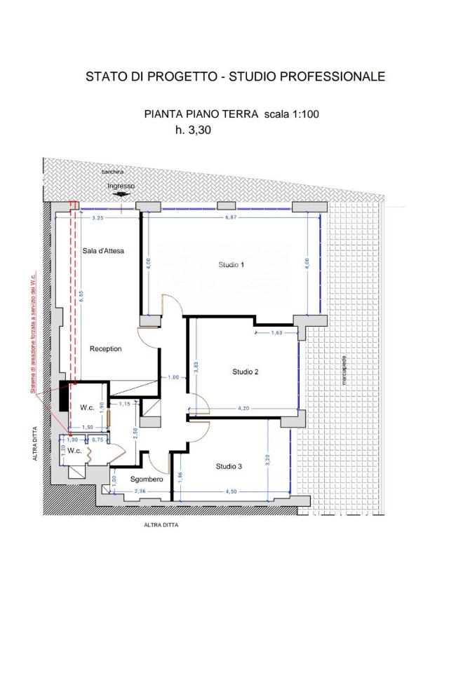 Negozio in Via Sacro Cuore 169, Modica, {3} - Planimetria 1