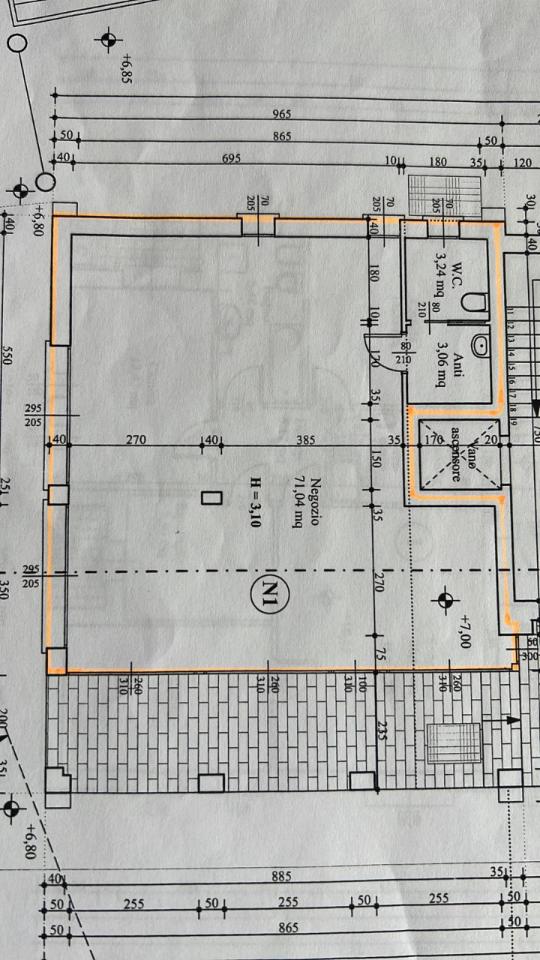 Esercizio commerciale in , Maser, {3} - Planimetria 1