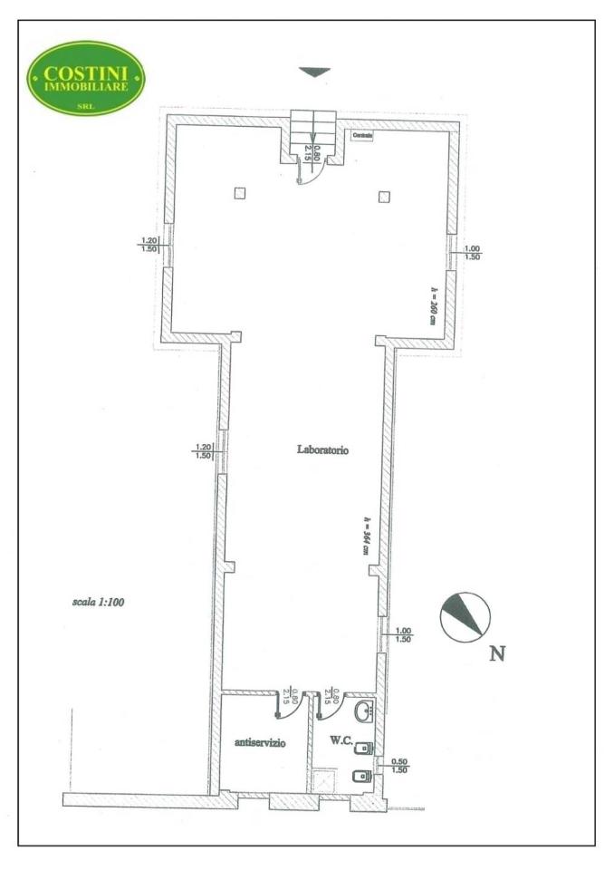 Magazzino in Salita al Garbo 2, Genova - Planimetria 1