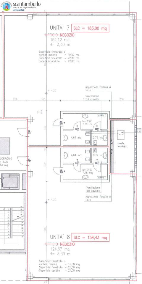 Negozio in Via Noalese 61n, Treviso, {3} - Planimetria 1