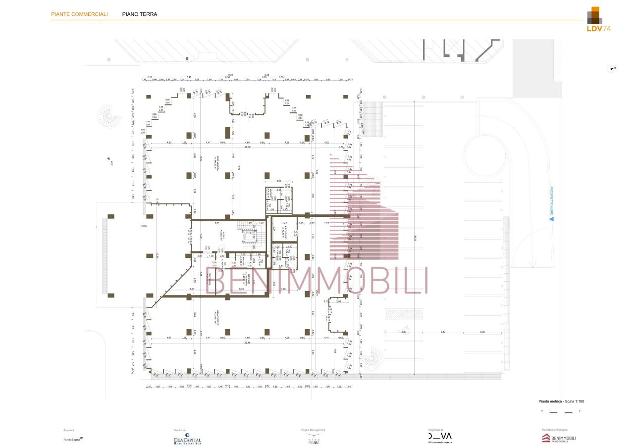 Palazzina commerciale in Via Leonardo da Vinci 74, Brescia, {3} - Planimetria 1