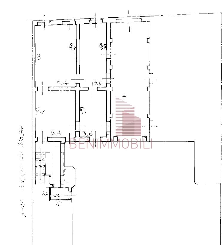 Negozio in Via Fratelli Cairoli 29, Brescia, {3} - Planimetria 1