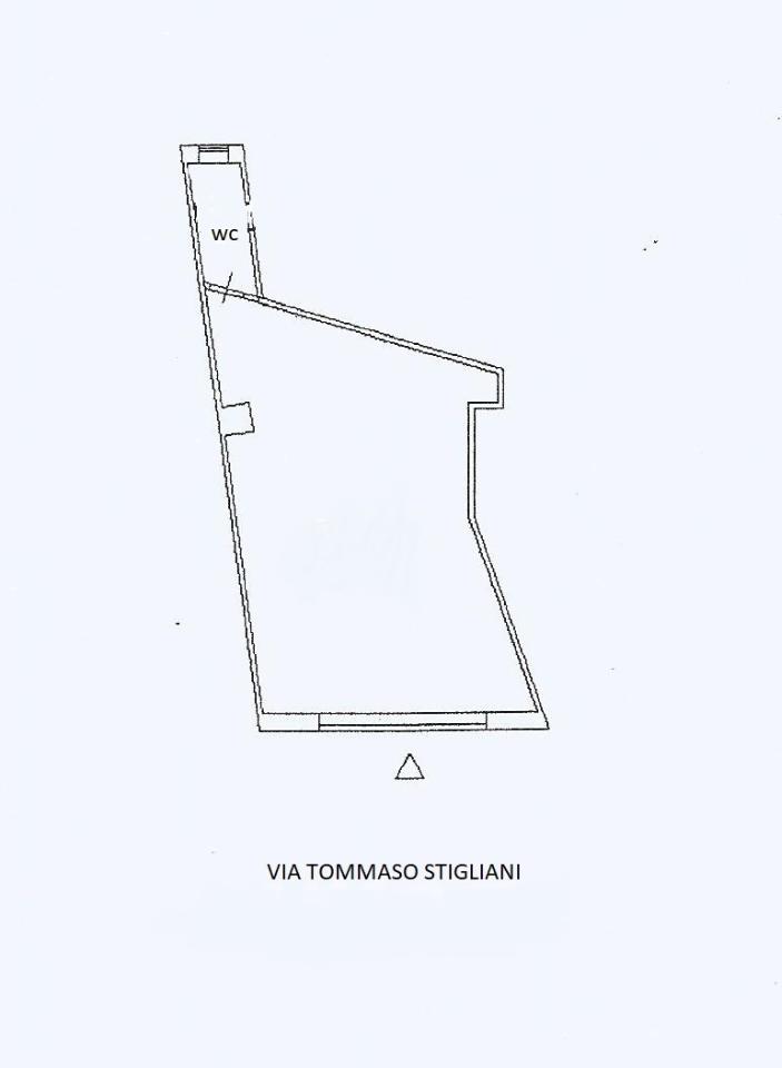 Negozio in Via Tommaso Stigliani 49, Matera, {3} - Planimetria 1