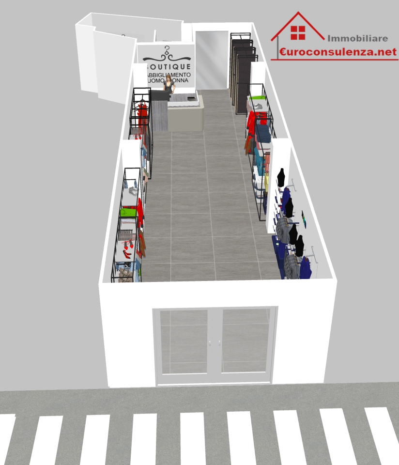 Negozio in Via Roma 196, Presicce-Acquarica, {3} - Planimetria 1