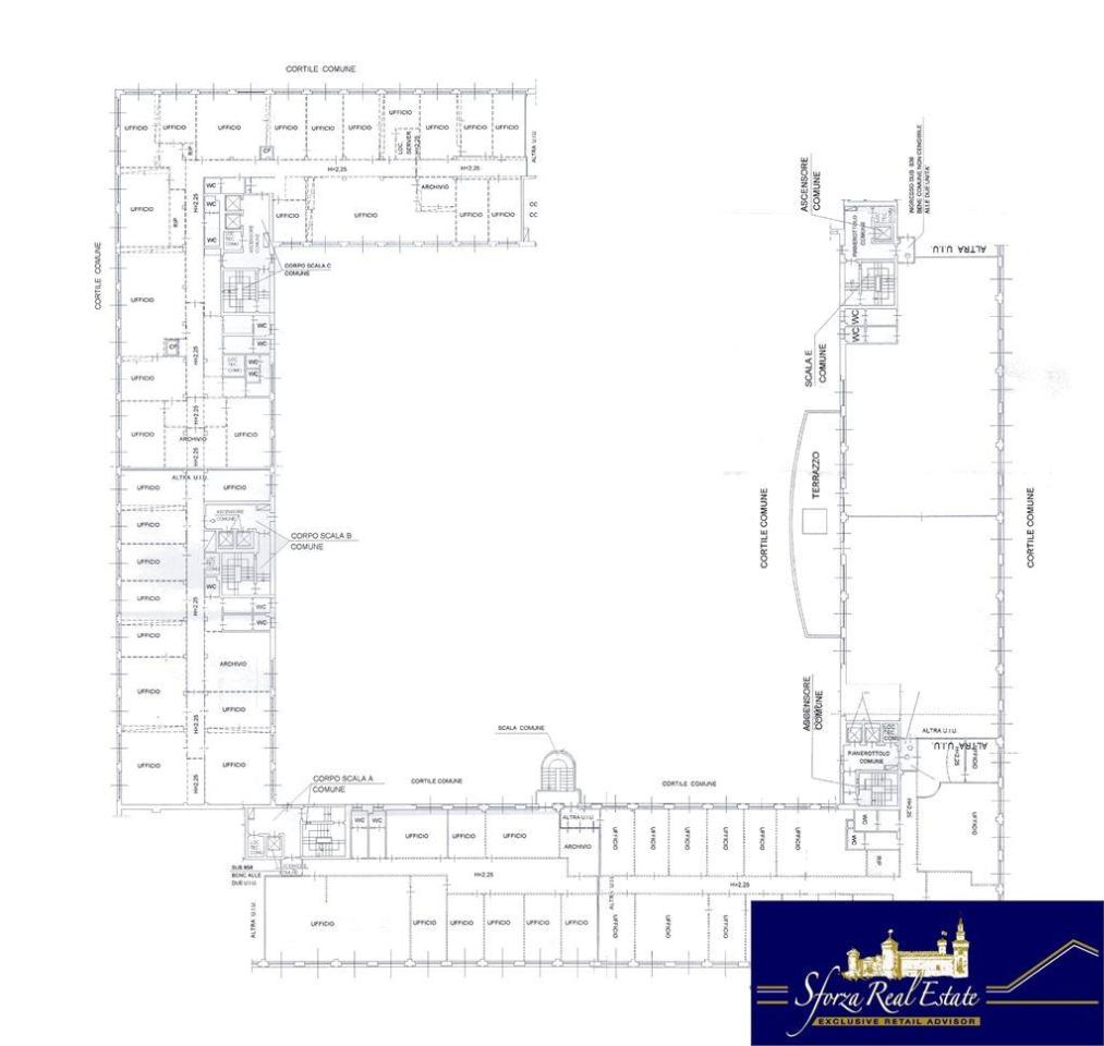 Ufficio in Via Modigliani, Segrate, {3} - Planimetria 1