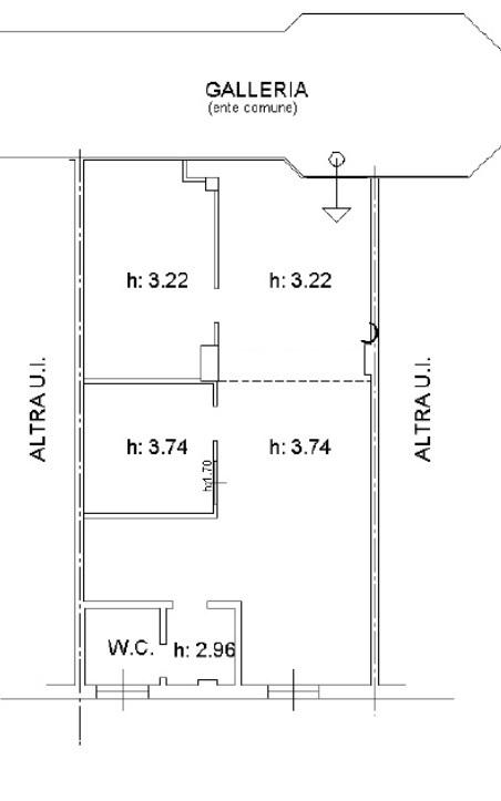 Ufficio in Via Matteotti 11, Parabiago, {3} - Planimetria 1