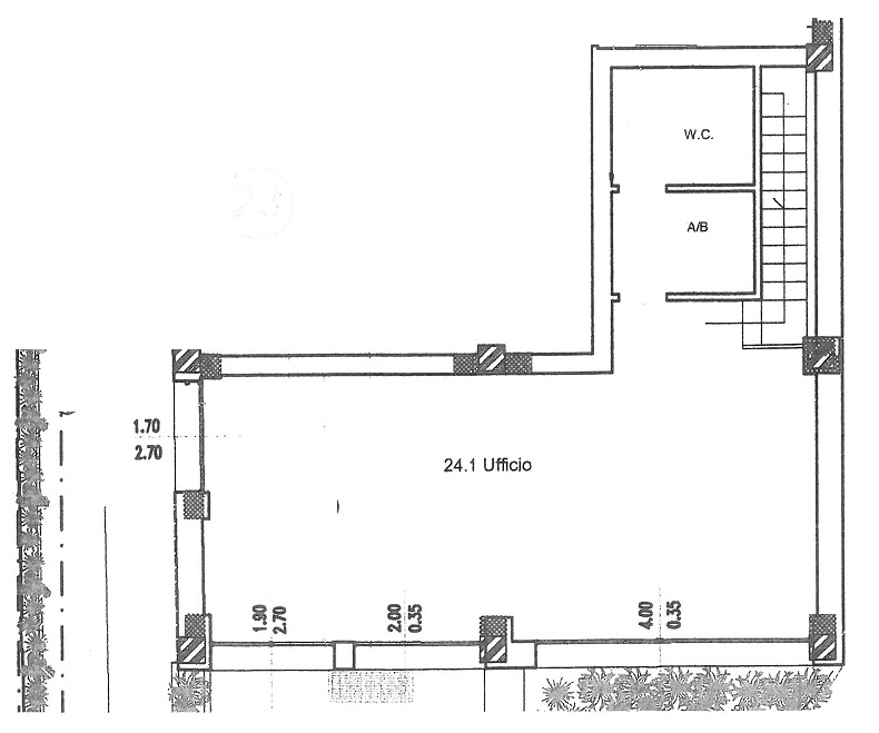 Ufficio in Viale Belfiore, Firenze, {3} - Planimetria 1