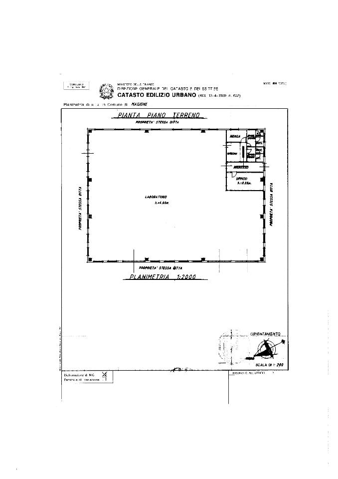 Capannone in , Magione, {3} - Planimetria 1