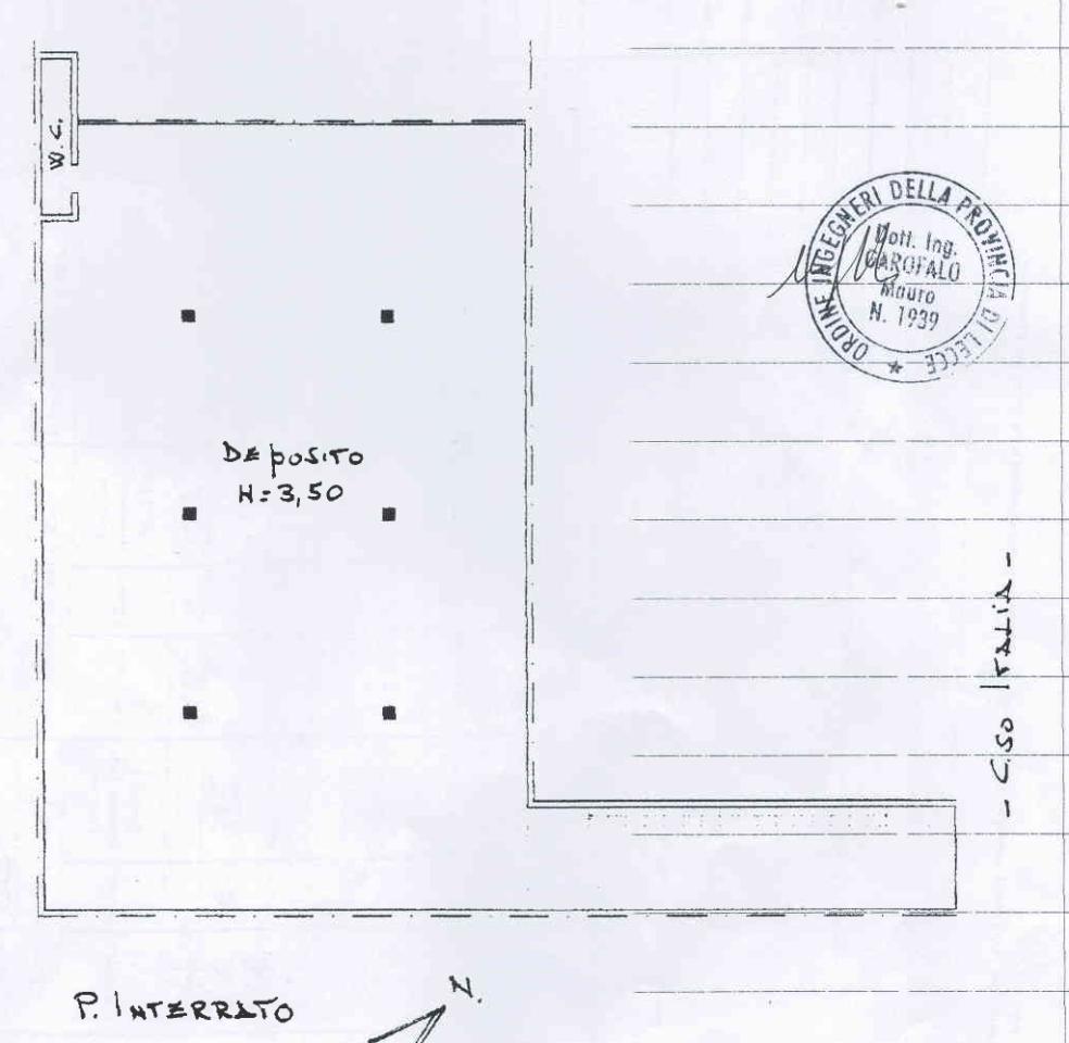 Laboratorio in , Gallipoli, {3} - Planimetria 1