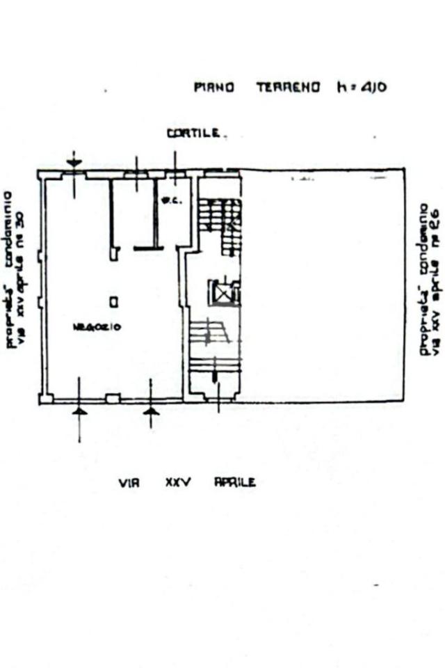 Negozio in Via XXV Aprile 28, Nichelino, {3} - Planimetria 1