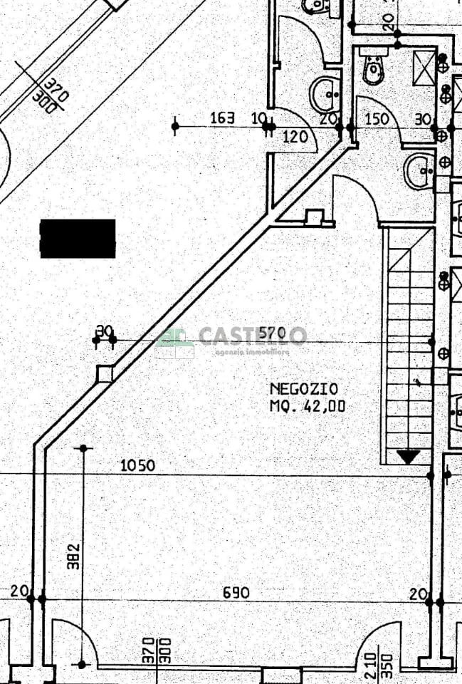 Negozio in Roma 145, Vigodarzere, {3} - Planimetria 1