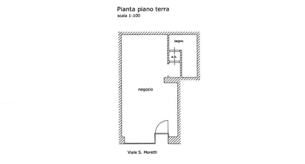 Esercizio commerciale in Viale Secondo Moretti, San Benedetto Del Tronto, {3} - Planimetria 1