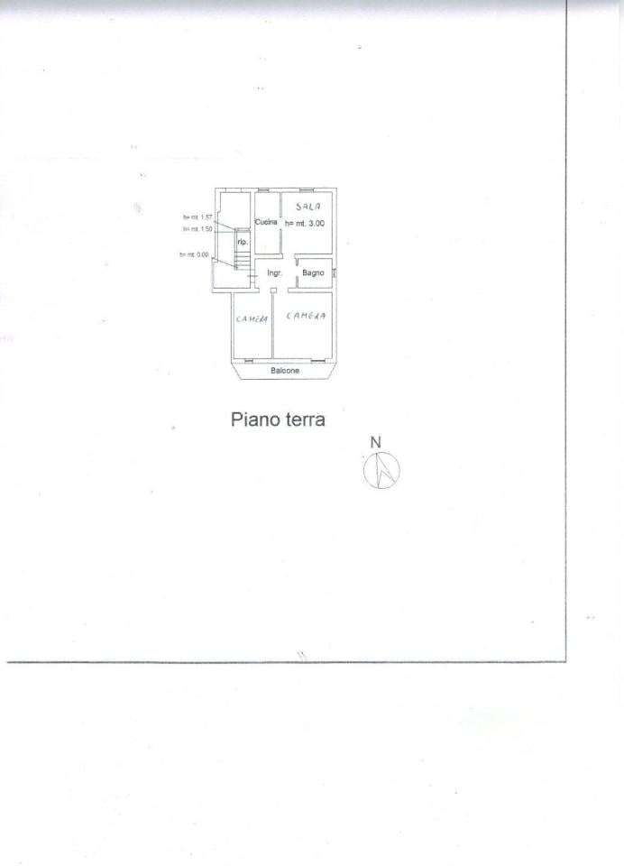 Trilocale in vendita, Salita Pennese, Pescara - Planimetria 1