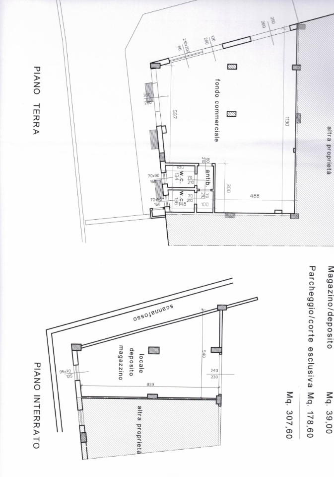 Negozio in Via Alessandrini, Uzzano, {3} - Planimetria 1