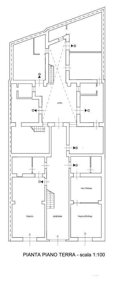 Palazzina commerciale in Piazza Euripide, Siracusa, {3} - Planimetria 1