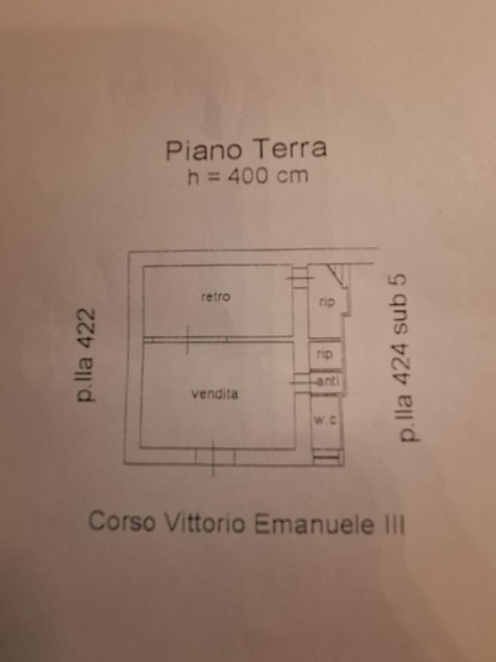 Negozio in , Terrasini, {3} - Planimetria 1