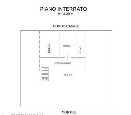 Negozio in Corso Casale 135, Torino, {3} - Planimetria 1