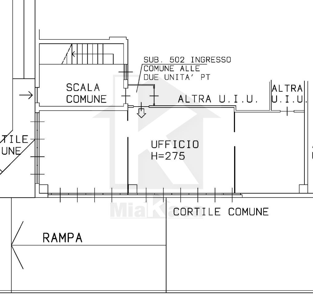 Ufficio in Via Papa Giovanni XXIII 176, Cardano Al Campo, {3} - Planimetria 1
