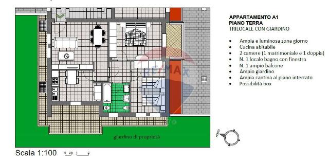 Dreizimmerwohnung in Via Mozart 29, Calusco d'Adda - Foto 1