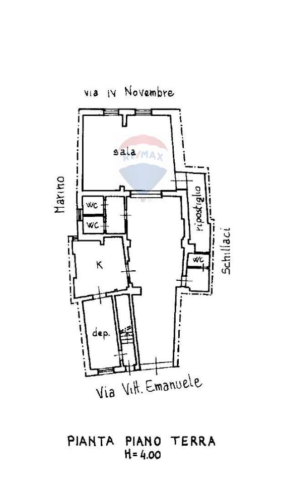 Negozio in Via Vittorio Emanuele 156, Motta Sant'Anastasia, {3} - Planimetria 1