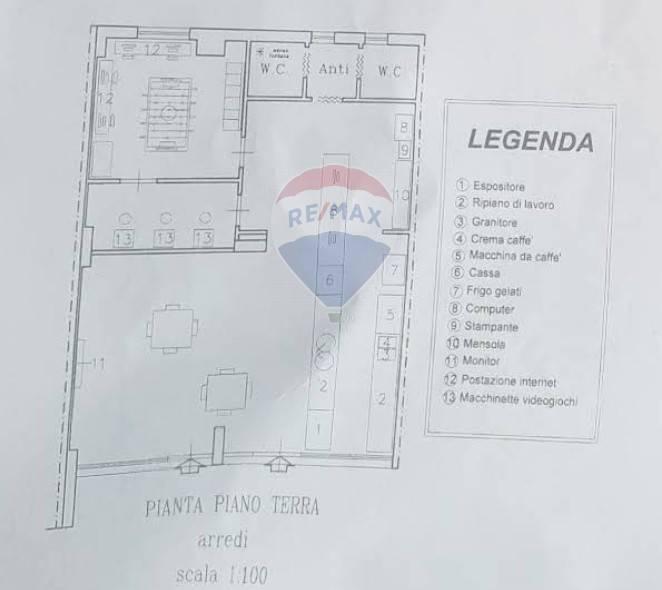 Negozio in Via Badia 3g/3h, Catania, {3} - Planimetria 1