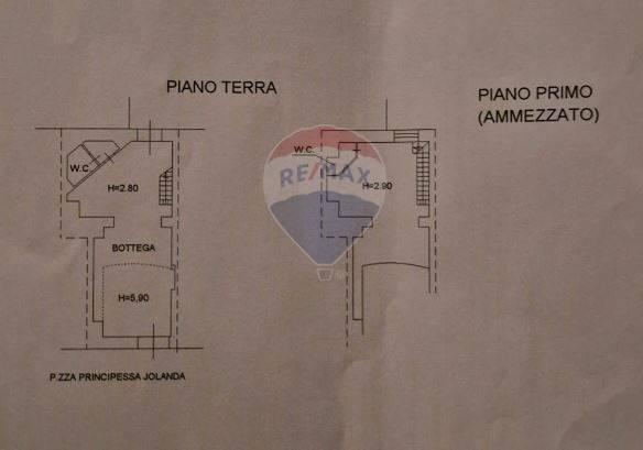 Negozio in Piazza Principessa Iolanda 5, Catania, {3} - Planimetria 1