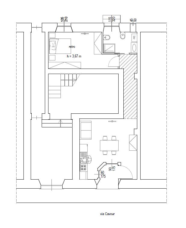 Negozio in Via dei Martinengo, Savona, {3} - Planimetria 1