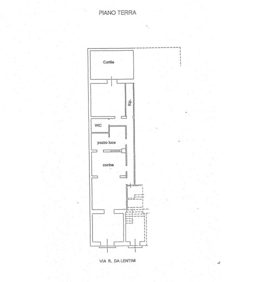 Quadrilocale in Via R. da Lentini, Lentini - Planimetria 1