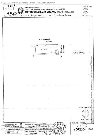 Magazzino in Vicolo Liberatori di Siena, Pitigliano, {3} - Planimetria 1