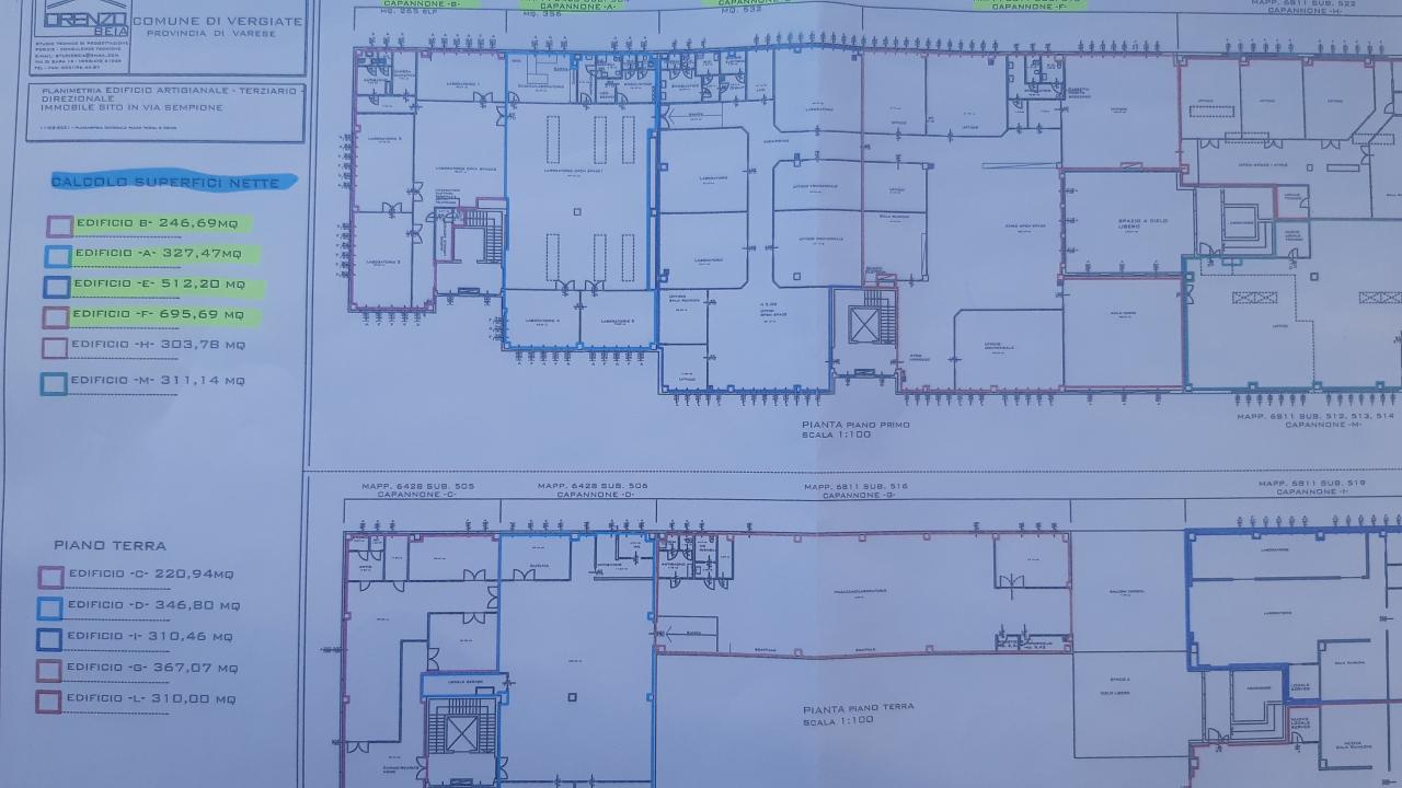 Ufficio in Via Sempione 30, Vergiate, {3} - Planimetria 1