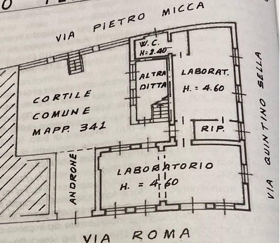 Laboratorio in Via Roma 7, Legnano, {3} - Planimetria 1