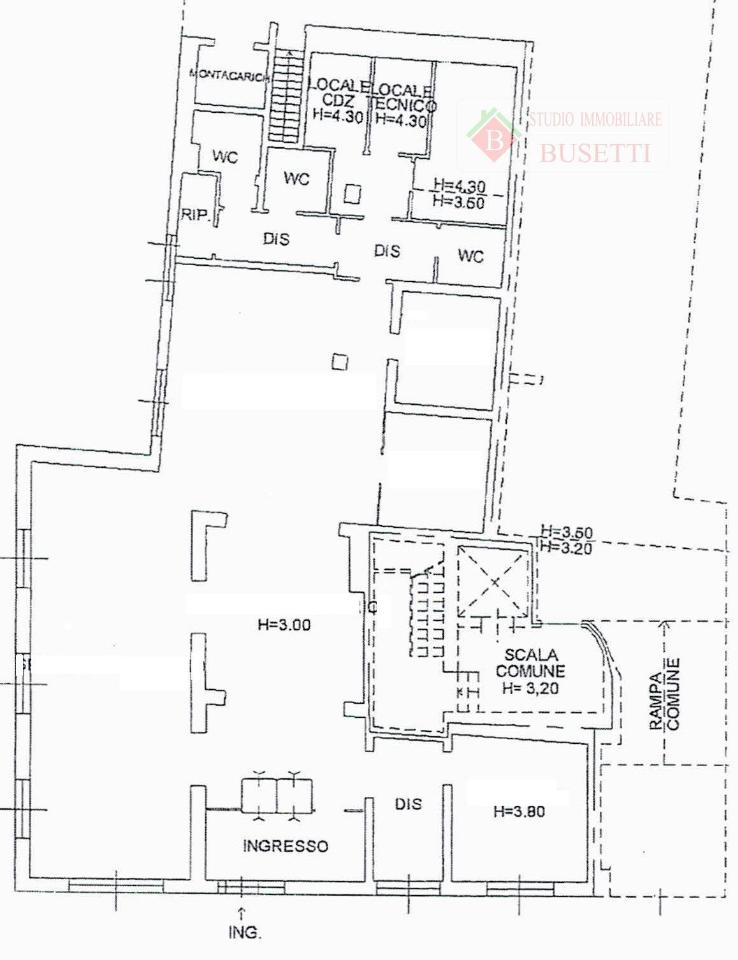Negozio in Corso Italia 54, Busto Arsizio, {3} - Planimetria 1