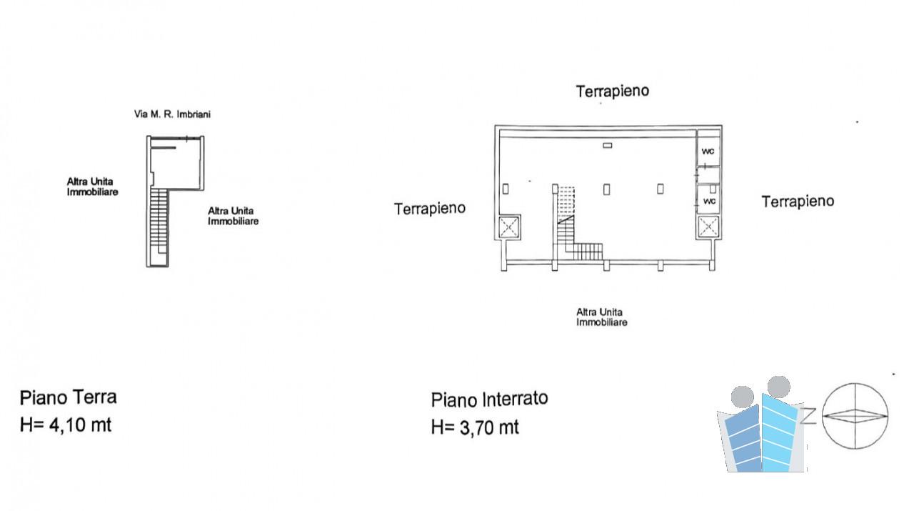 Negozio in Via Imbriani, Lecce, {3} - Planimetria 1