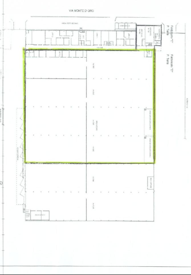 Capannone in Via Monte d'Oro, Pomezia, {3} - Planimetria 1