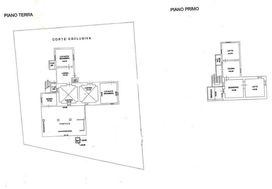 Rustico in vendita, Via Ripoli, 26, Spoltore - Planimetria 1