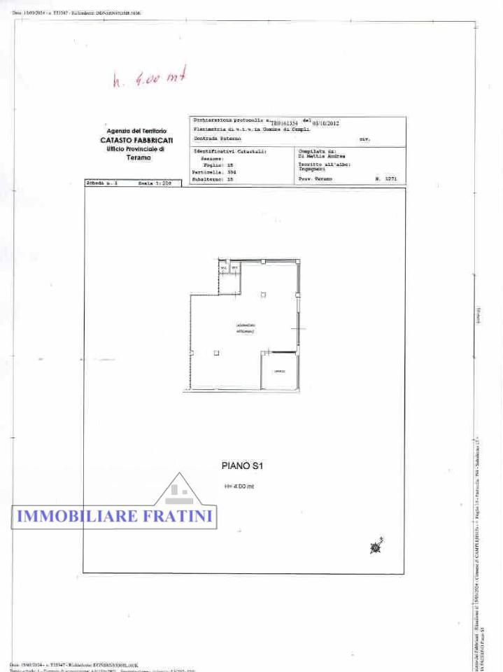 Laboratorio in Via San Donato 4, Campli, {3} - Planimetria 1