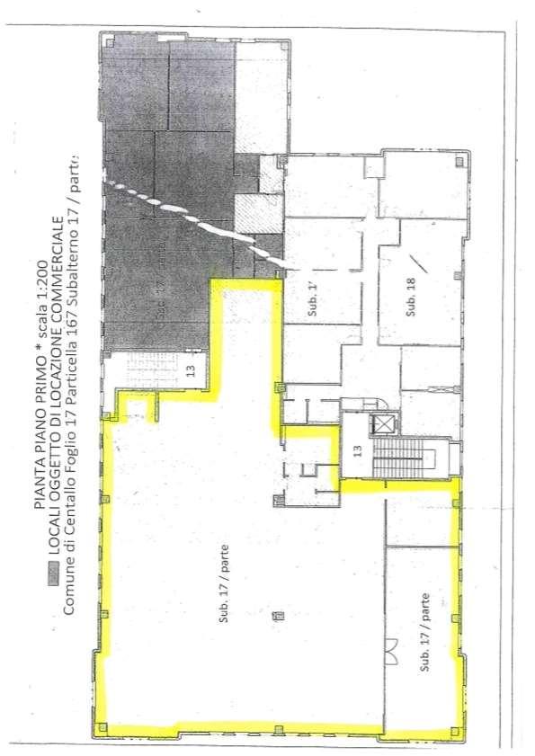Palazzina commerciale in Regione San Quirico 672, Centallo, {3} - Planimetria 1