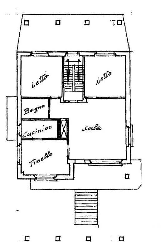 Villa in vendita, Strada Martini, Sanfre' - Planimetria 1