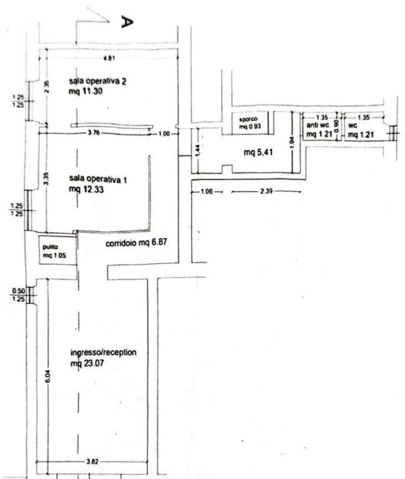 Negozio in del Tempio della Fortuna, Fiumicino, {3} - Planimetria 1