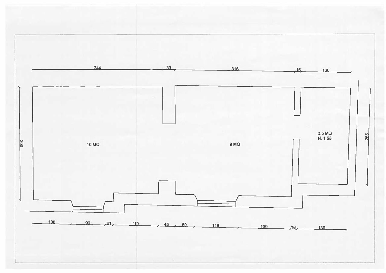 Locale commerciale in Orgo Giannotti 55100, Lucca, {3} - Planimetria 1