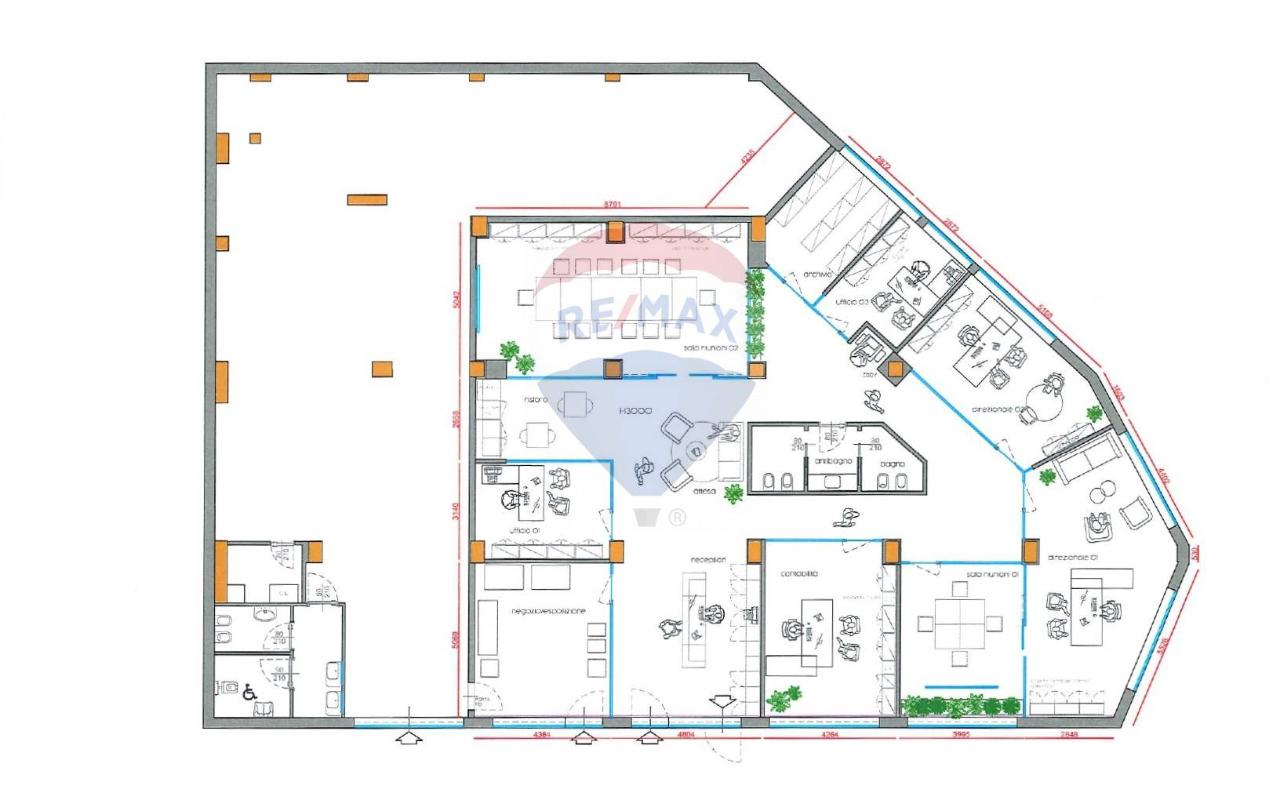 Negozio in Via Velino 1, Ancona, {3} - Planimetria 1