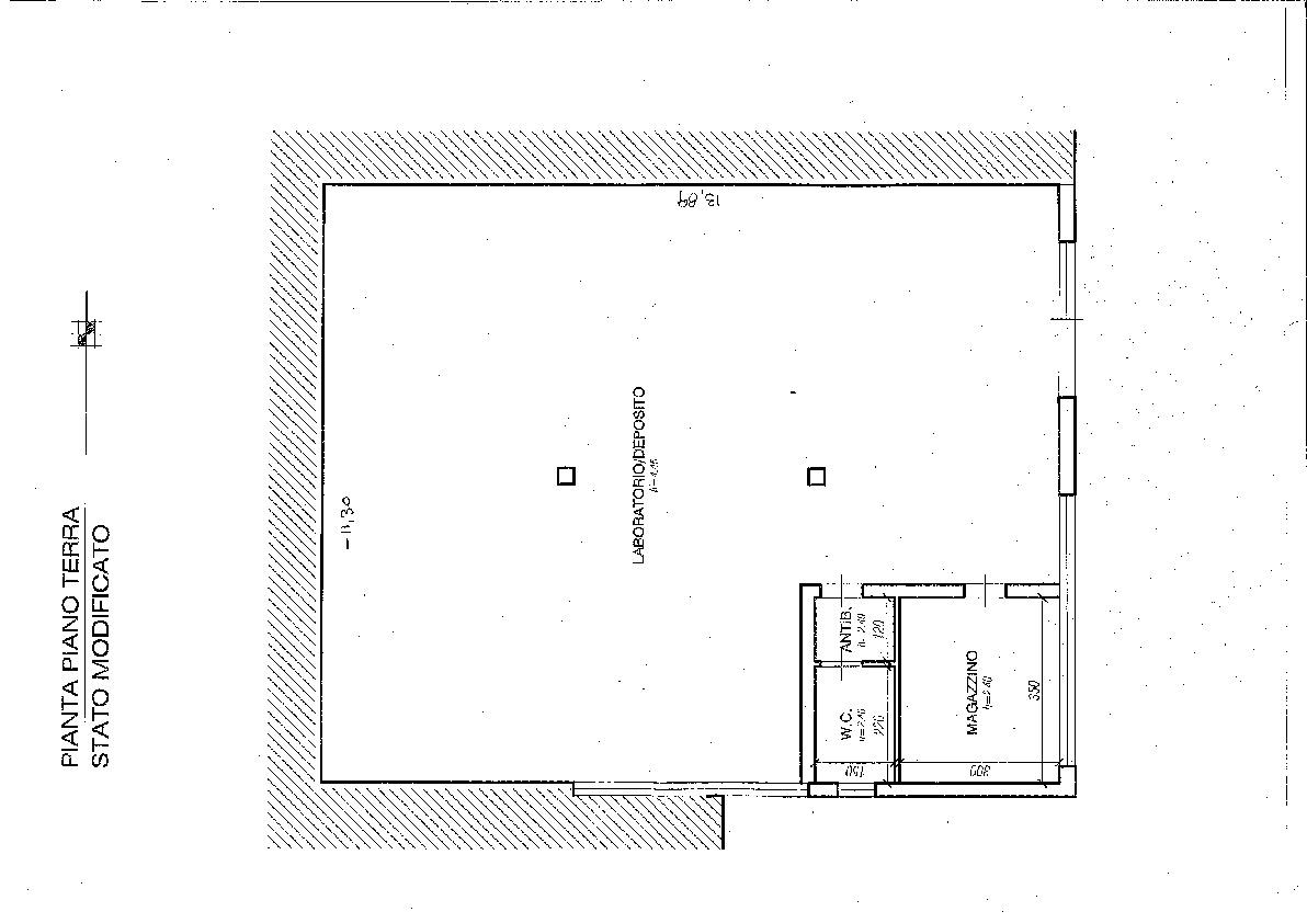 Capannone in , Vicopisano, {3} - Planimetria 1