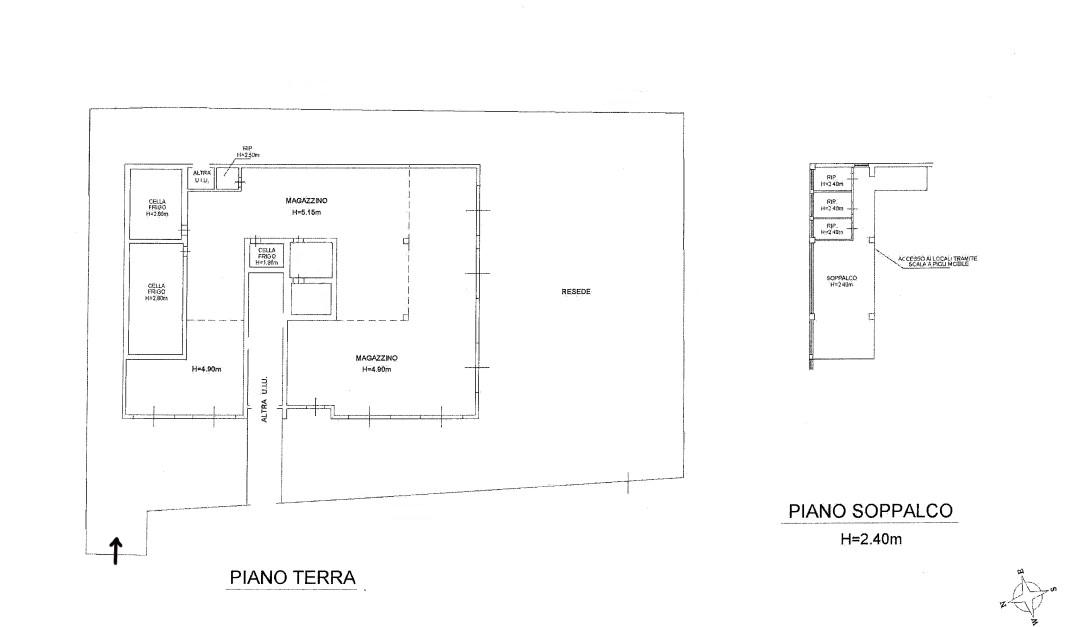 Locale commerciale in , Pontedera, {3} - Planimetria 1