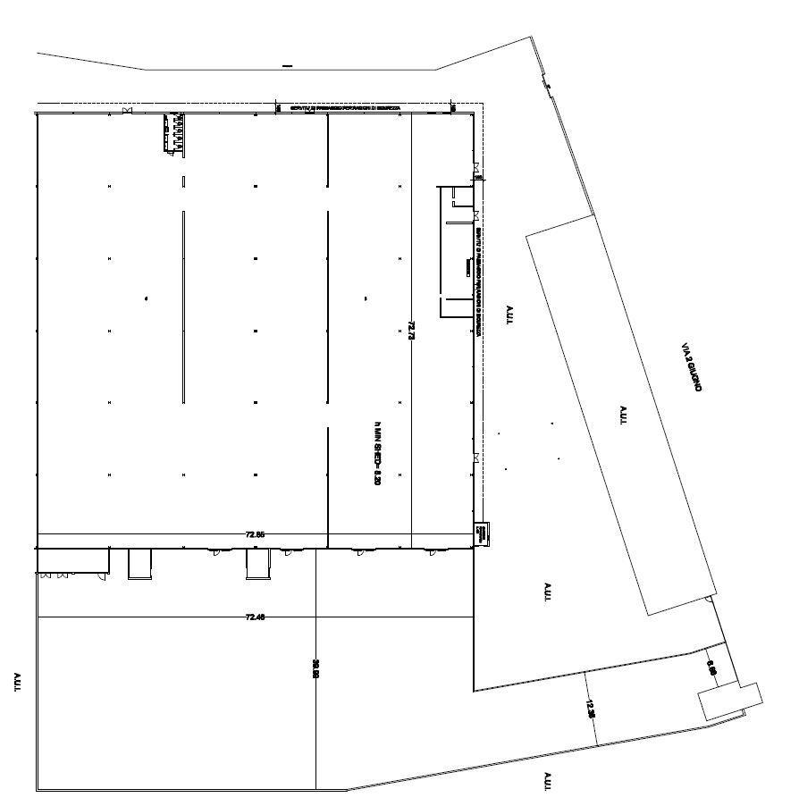 Capannone in 2 Giugno 60, Peschiera Borromeo, {3} - Planimetria 1