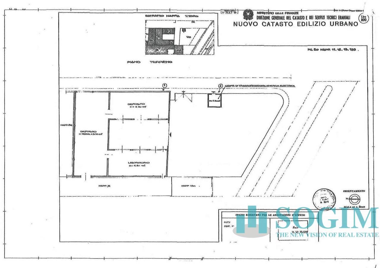 Capannone in Via Puccini 1, Peschiera Borromeo, {3} - Planimetria 1