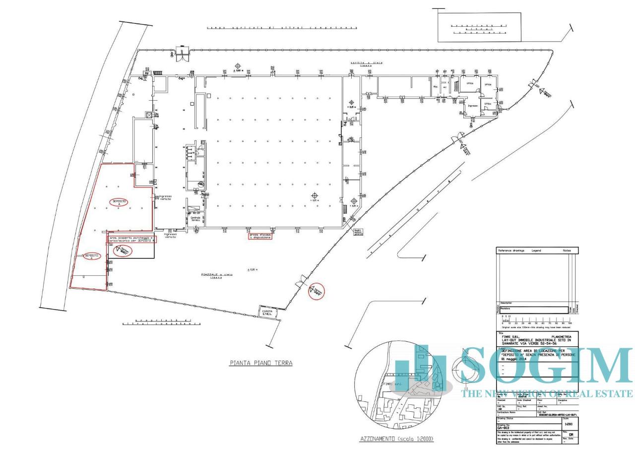 Capannone in Via Verdi, Samarate, {3} - Planimetria 1