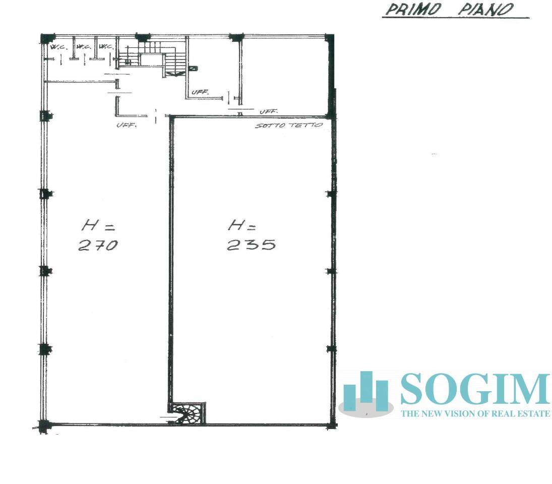 Capannone in Via Belvedere, Trezzo Sull'Adda, {3} - Planimetria 1