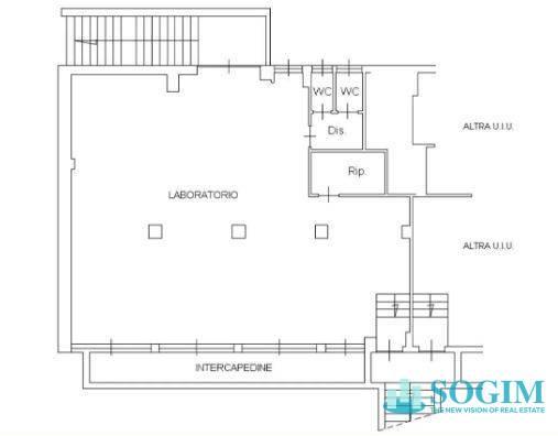 Laboratorio in , Milano, {3} - Planimetria 1