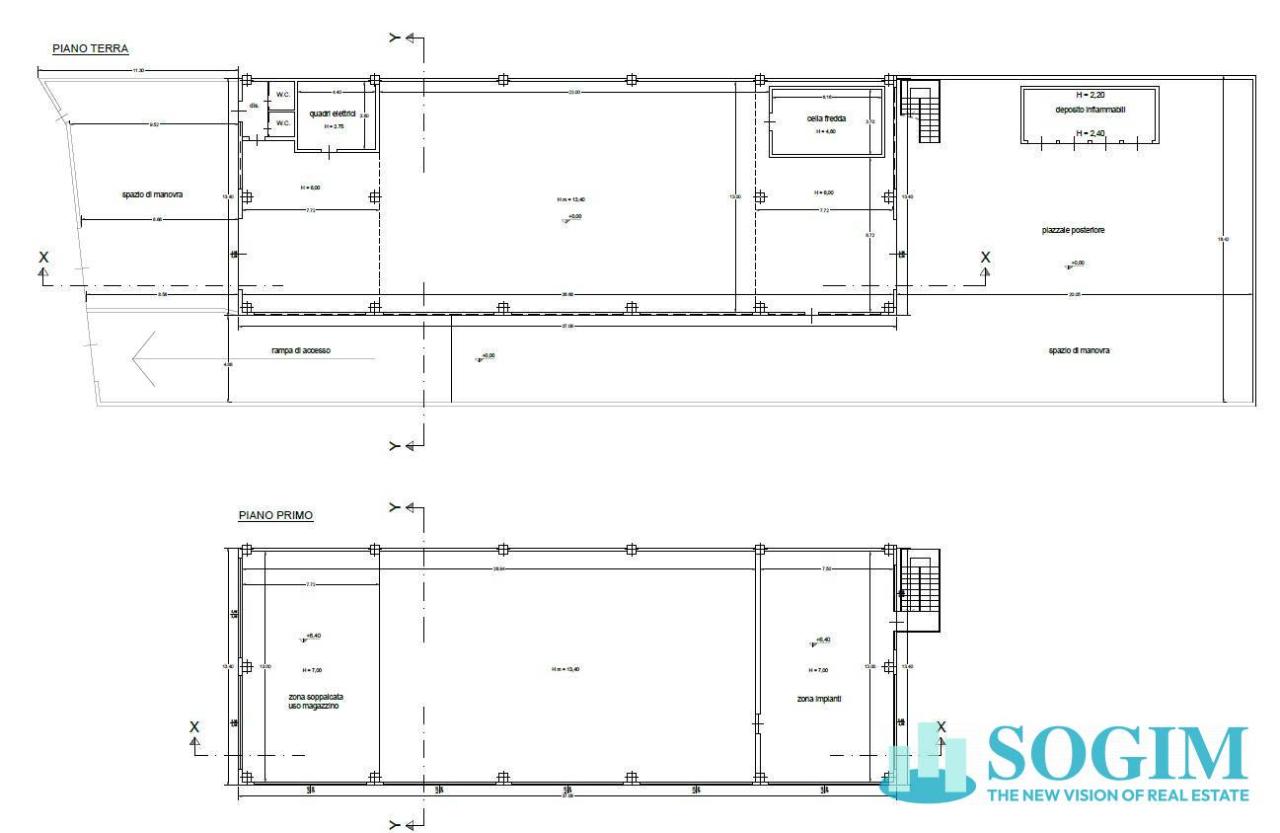 Capannone in Via Moia, Brugherio, {3} - Planimetria 1