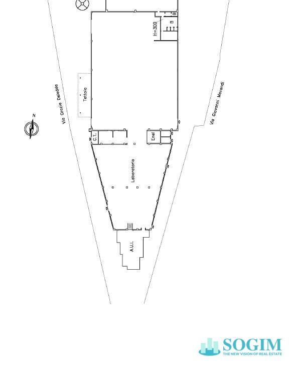 Capannone in Via Morandi 21/a, Saronno, {3} - Planimetria 1
